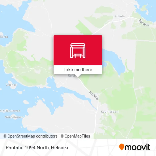 Rantatie 1094 North map