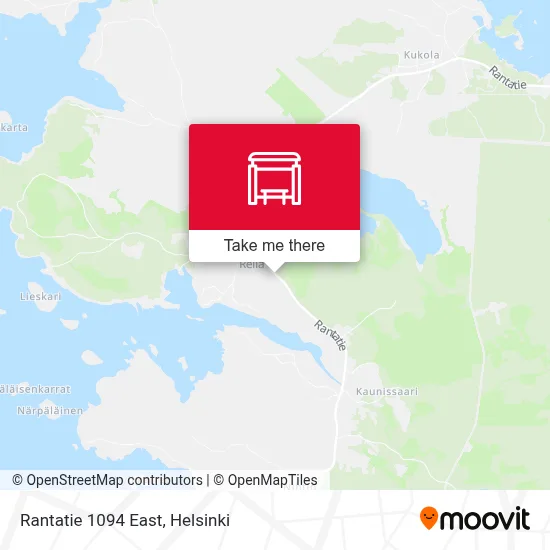 Rantatie 1094 East map