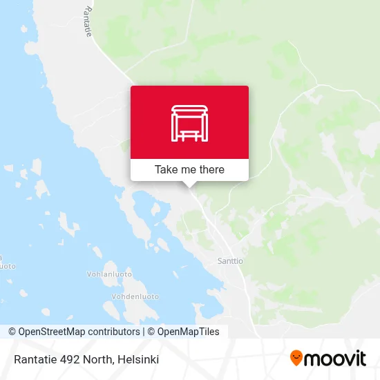 Rantatie 492 North map