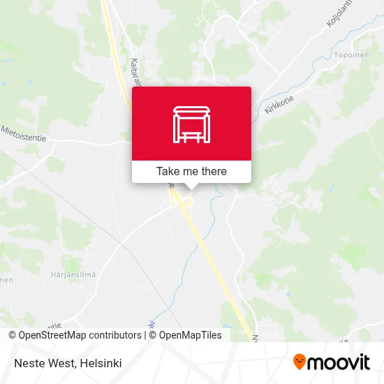Neste West map