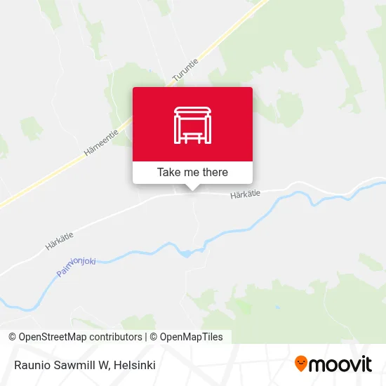 Raunio Sawmill W map