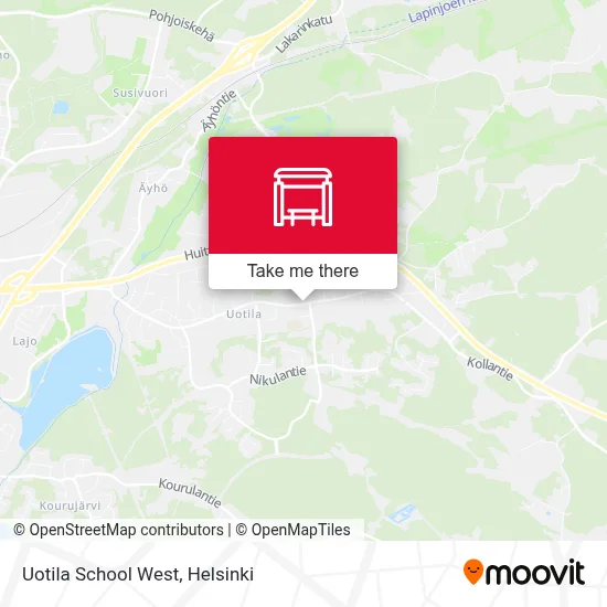 Uotila School West map