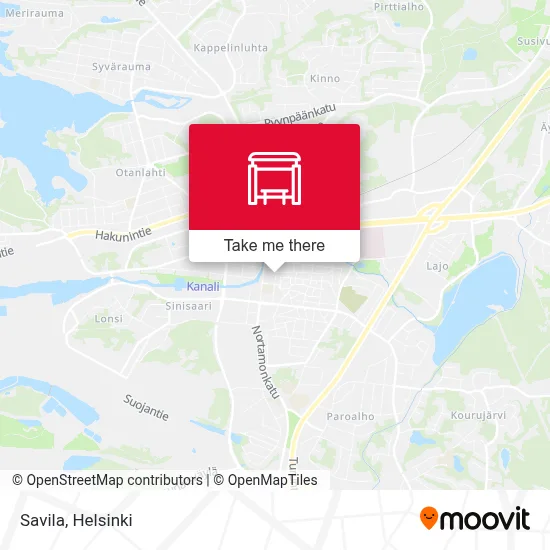 Savila map