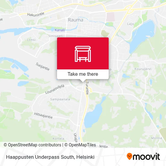 Haappusten Underpass South map
