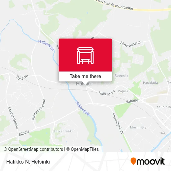 Halikko N map