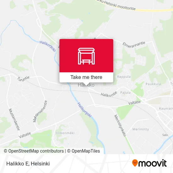Halikko E map