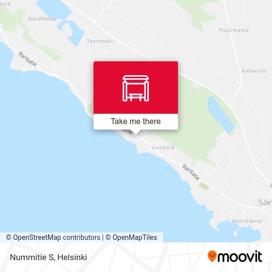 Nummitie S map