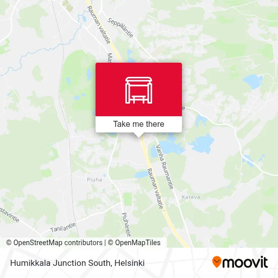 Humikkala Junction South map