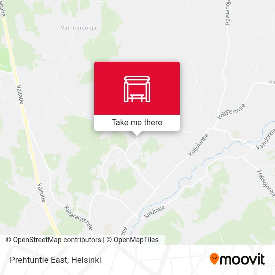 Prehtuntie East map