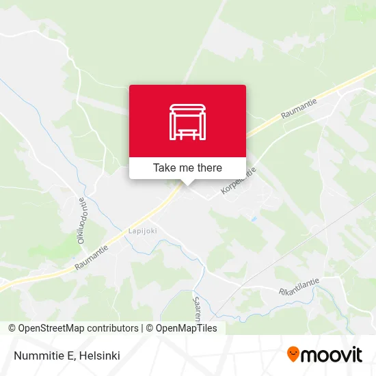 Nummitie E map