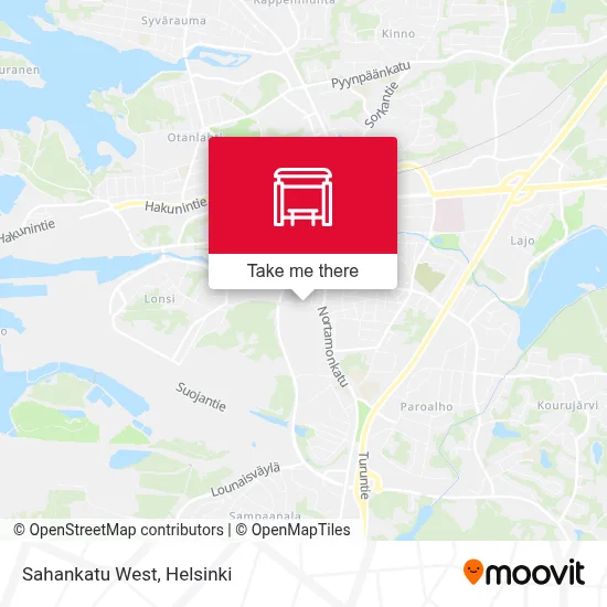 Sahankatu West map