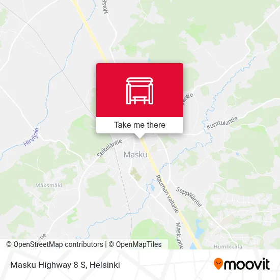Masku Highway 8 S map