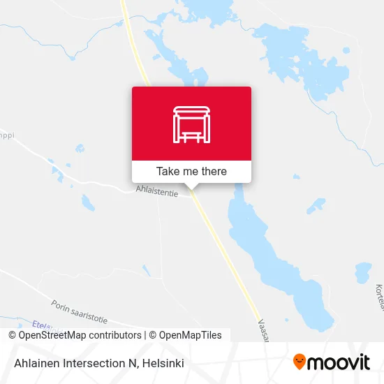Ahlainen Intersection N map