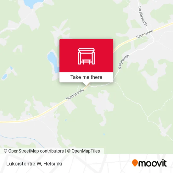 Lukoistentie W map