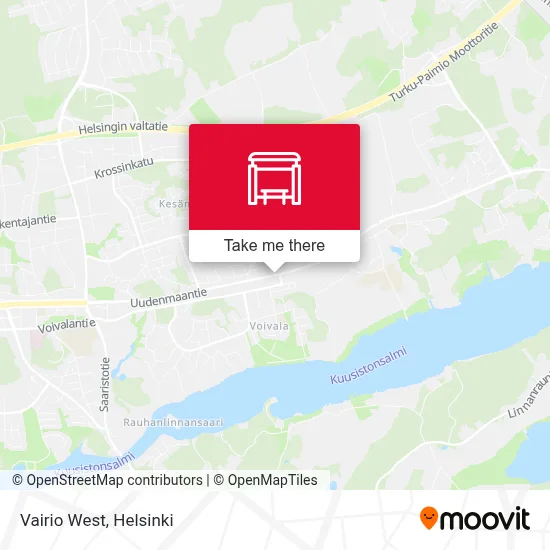 Vairio West map