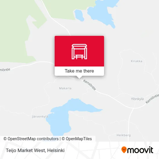 Teijo Market West map