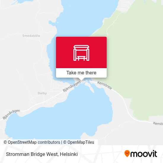 Stromman Bridge West map