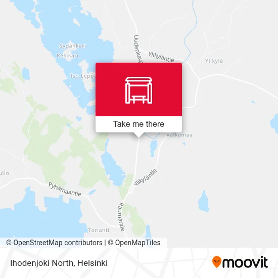 Ihodenjoki North map