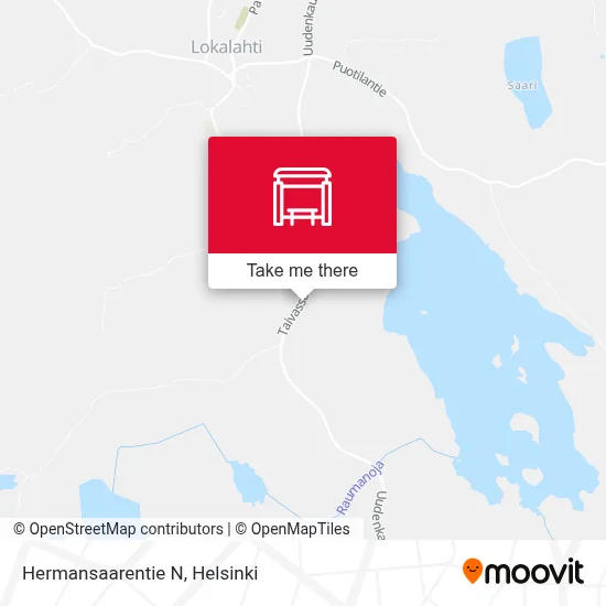 Hermansaarentie N map