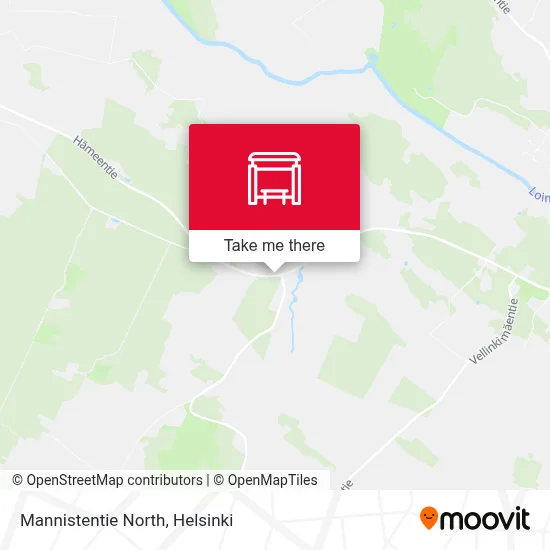 Mannistentie North map