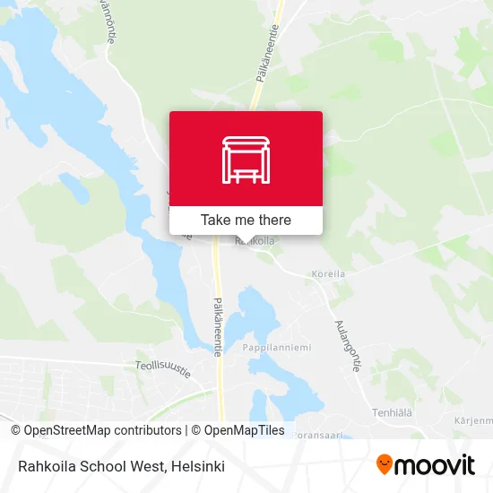 Rahkoila School West map