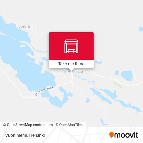 Vuohiniemi map