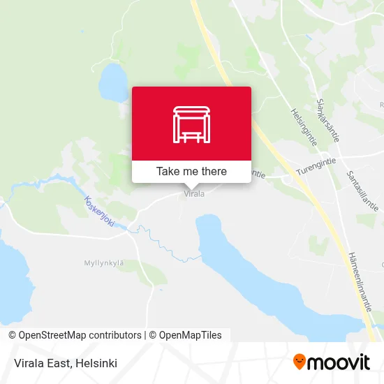 Virala East map
