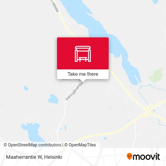 Maaherrantie W map