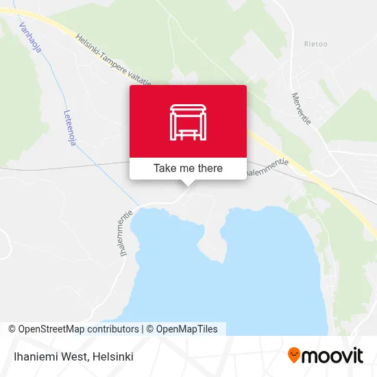 Ihaniemi West map