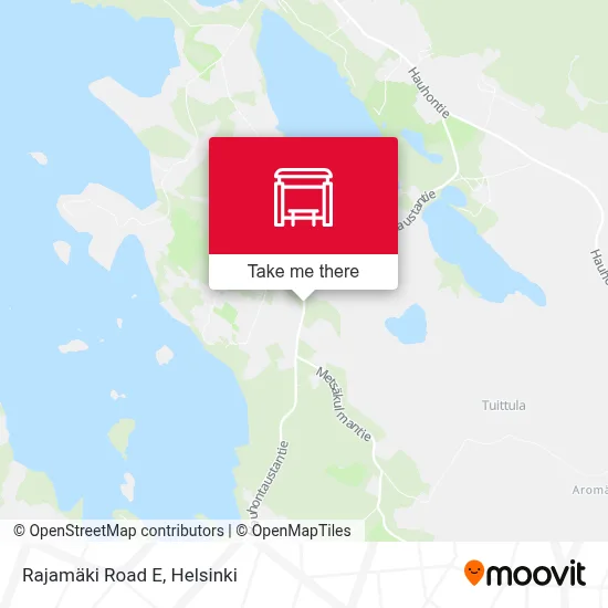 Rajamäki Road E map