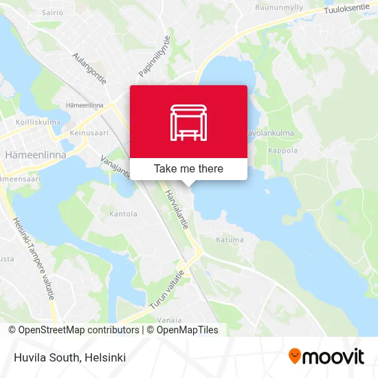 Huvila South map