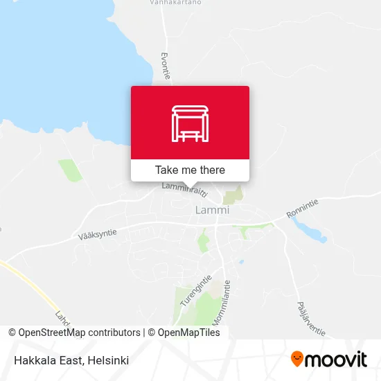 Hakkala East map
