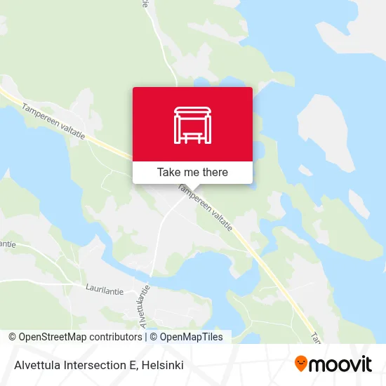 Alvettula Intersection E map