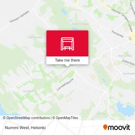 Nummi West map