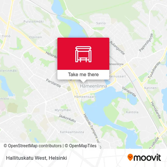 Hallituskatu West map