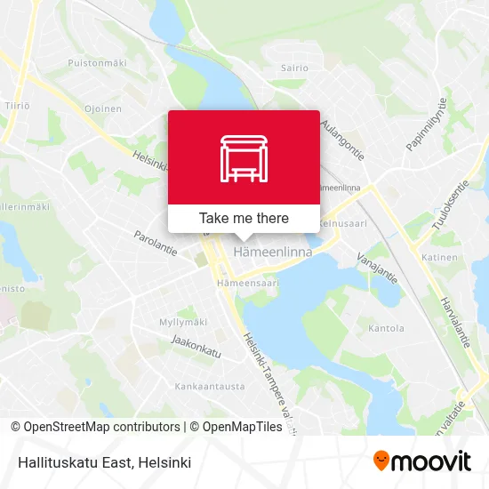 Hallituskatu East map