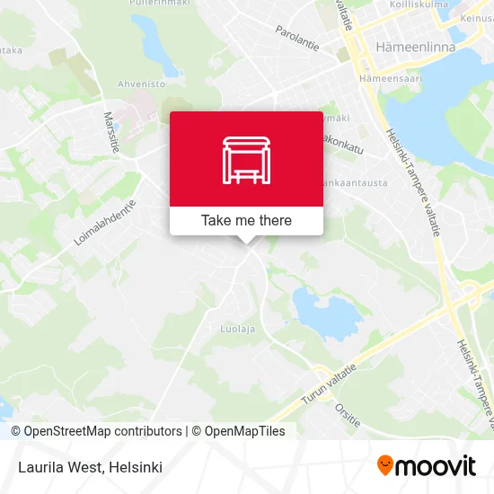 Laurila West map