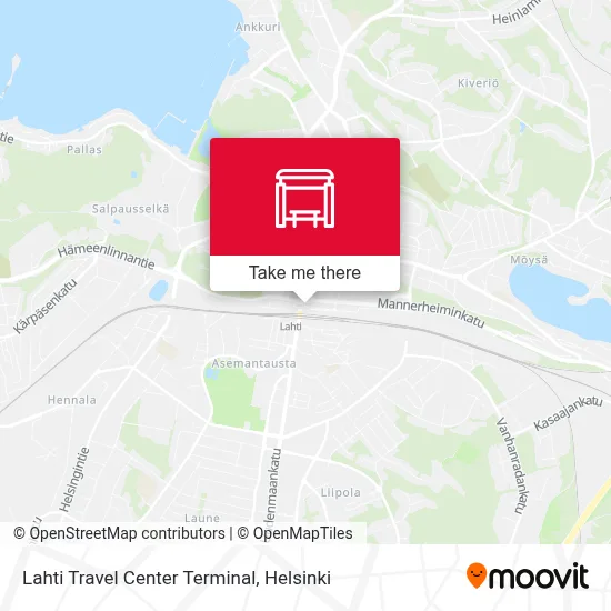 Lahti Travel Center Terminal map