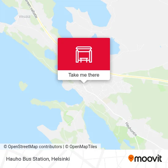 Hauho Bus Station map