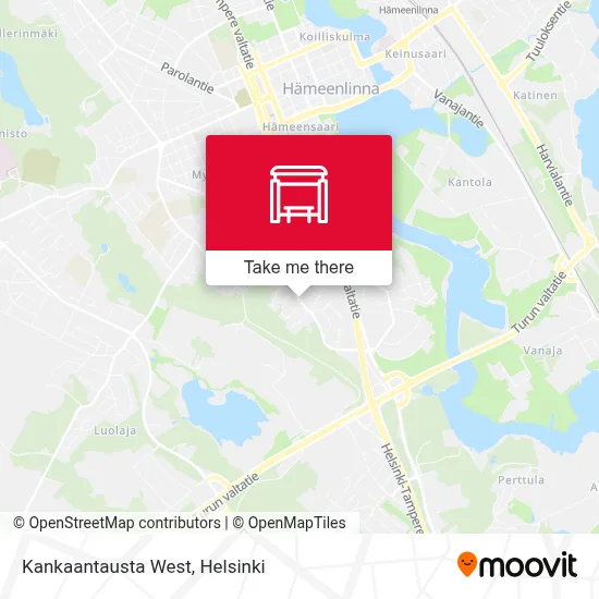 Kankaantausta West map