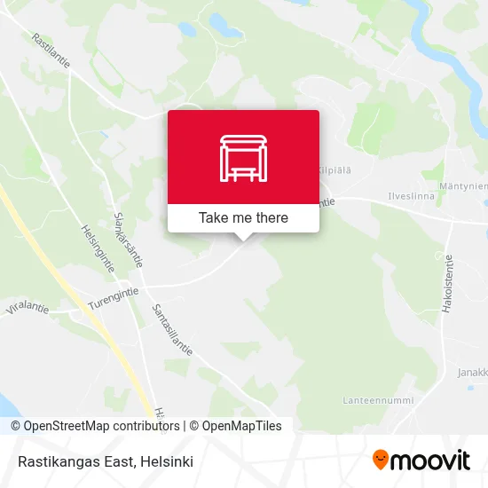 Rastikangas East map