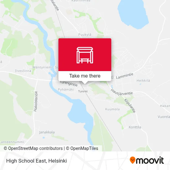 High School East map