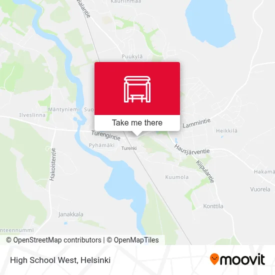 High School West map