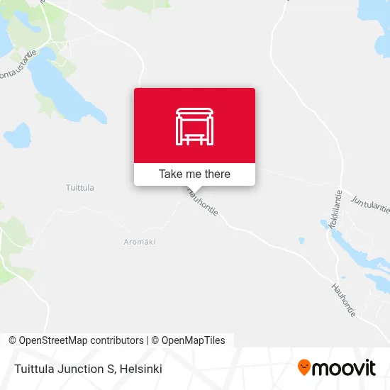 Tuittula Junction S map