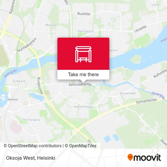 Oksoja West map