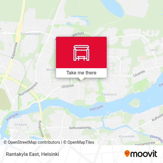 Rantakyla East map