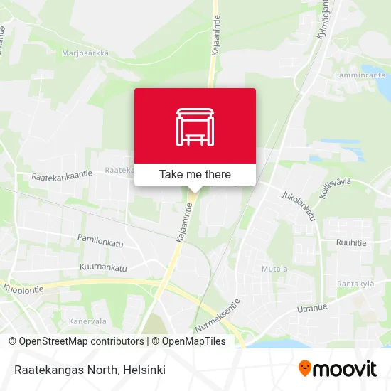 Raatekangas North map