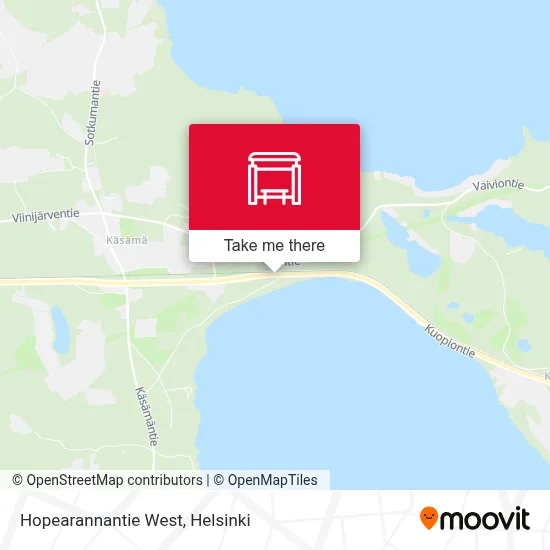Hopearannantie West map