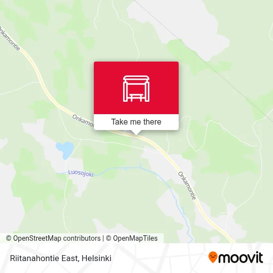 Riitanahontie East map