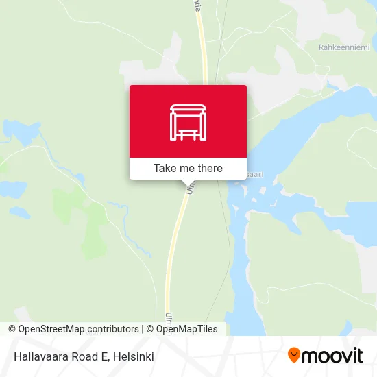 Hallavaara Road E map